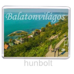 Balatonvilágos Tengerszem hűtőmágnes (műanyag keretes)