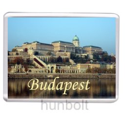 Budapest Budai vár hűtőmágnes (műanyag keretes)