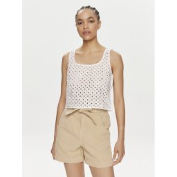 United Colors Of Benetton Felső 58BHDH00L Fehér Slim Fit
