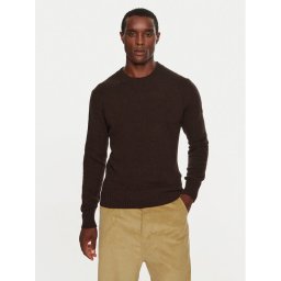 AMI PARIS Sweater HKS057005 Barna Regular Fit