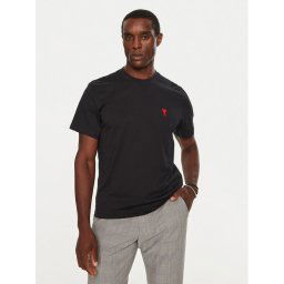 AMI PARIS Póló BFUTS001724 Fekete Regular Fit