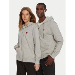 AMI PARIS Pulóver BFUSW 435730 Szürke Regular Fit