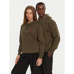 AMI PARIS Pulóver USW235730 Barna Regular Fit