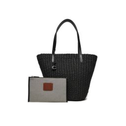Coach Táska Straw CQ786 LHBLK Fekete