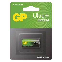 GP Ultra Plus CR123A lítium-akkumulátor, 1 db