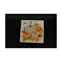 Őszi tökös papírszalvéta 33x33 cm 20 db