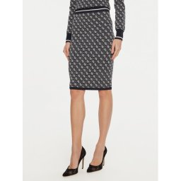 Guess Ceruzaszoknya Lise W4BD53 Z37K0 Sötétkék Slim Fit