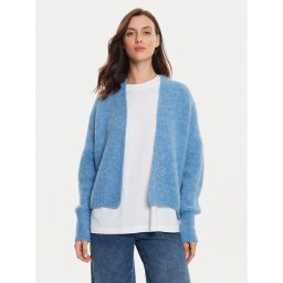 American Vintage Kardigán EAST19AH24 Kék Loose Fit