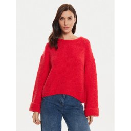 American Vintage Sweater ZOL18AH24 Piros Loose Fit
