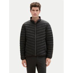 Tom Tailor Pehelykabát 1041311 Fekete Regular Fit