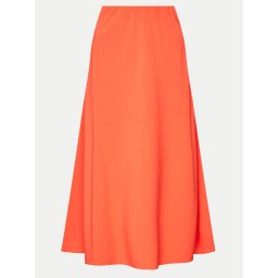 Pieces Midi szoknya 17116541 Rózsaszín Regular Fit