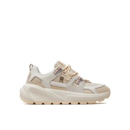 Tommy Hilfiger Sportcipők Fashion Chunky Runner Stripes FW0FW07674 Bézs