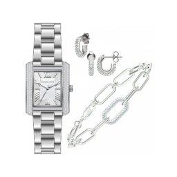 Michael Kors zestaw_zegarek_bransoletka_i_kolczyki Emery MK4839SET Ezüst