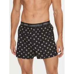 KARL LAGERFELD 3 darab boxer Ikonik 2.0 246M2101 Fekete