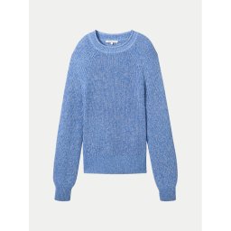 Tom Tailor Denim Sweater 1043309 Kék Regular Fit