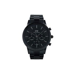Daniel Wellington Karóra Iconic Chronograph Link Onyx DW00100642 Fekete