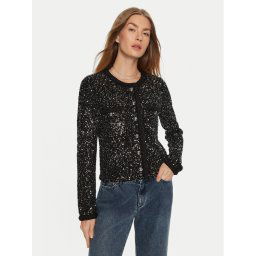 MICHAEL Michael Kors Kardigán MF460Z6F5L Fekete Regular Fit