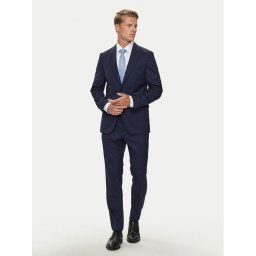 Boss Öltöny H-Houston 50518120 Sötétkék Slim Fit