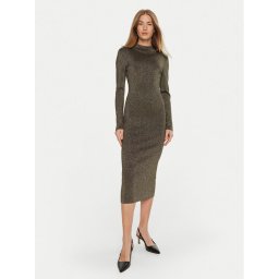 MICHAEL Michael Kors Kötött ruha MF482KPAFB Arany Slim Fit