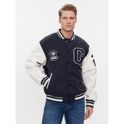 Guess Bomber dzseki Bear Varsity J M4RL44 KCD20 Sötétkék Regular Fit