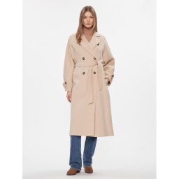 Weekend Max Mara Gyapjú kabát Affetto 2415011031 Bézs Regular Fit