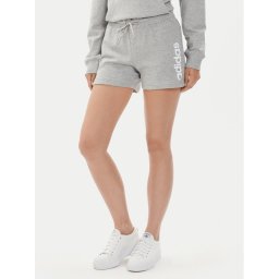 adidas Sport rövidnadrág Essentials Linear French Terry Shorts IC4443 Szürke Slim Fit