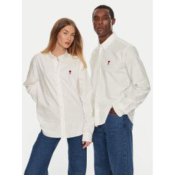 AMI PARIS Ing BFUSH063.CO0031 Fehér Regular Fit