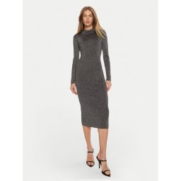 MICHAEL Michael Kors Kötött ruha MF482KPAFB Ezüst Slim Fit