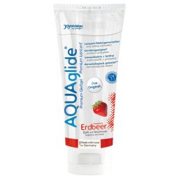 AQUAglide - vízbázisú síkosító - eper (100 ml)
