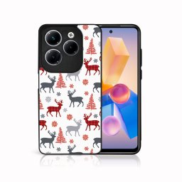 PROTEMIO MY ART Borító karácsonyi mintával Infinix Hot 40 / Hot 40 Pro DEER (068)