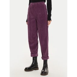 American Vintage Szövet nadrág PADO137H24 Lila Loose Fit