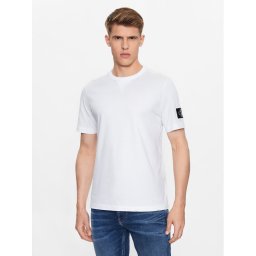 Calvin Klein Jeans Póló J30J323484 Fehér Regular Fit