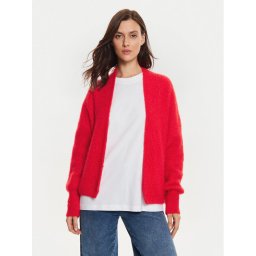 American Vintage Kardigán EAST19AH24 Piros Loose Fit