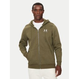 Under Armour Pulóver Essential Fleece 1373881 Zöld Regular Fit