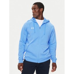 Under Armour Pulóver Ua Rival Fleece 1379767 Kék Loose Fit
