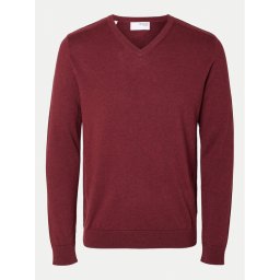Selected Homme Sweater 16090147 Piros Regular Fit