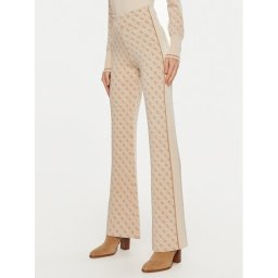 Guess Szövet nadrág Lise W3YB38 Z37K0 Bézs Regular Fit