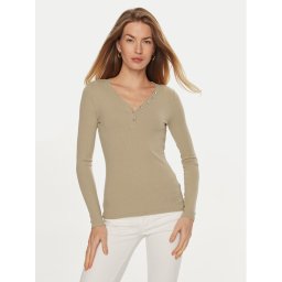 Guess Blúz Kyla W4BP51 KBCO2 Bézs Regular Fit
