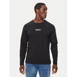 United Colors Of Benetton Hosszú ujjú 30964M017 Fekete Slim Fit