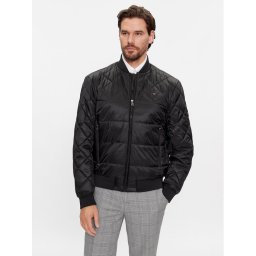 Tommy Hilfiger Pehelykabát MW0MW31633 Fekete Regular Fit