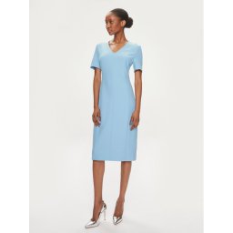 Boss Hétköznapi ruha Damaisa 50490044 Kék Slim Fit