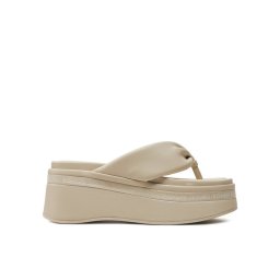 Tommy Jeans Flip-flops Tjw Wedge Sandal EN0EN02457 Bézs