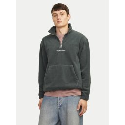 Jack&Jones Polár kabát Vesterbro 12262981 Zöld Relaxed Fit