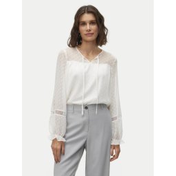 Vero Moda Blúz Leah 10314692 Fehér Regular Fit