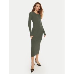 Silvian Heach Kötött ruha Chikio GPA24081VE Zöld Slim Fit