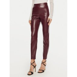 Patrizia Pepe Műbőr nadrág 8P0624/E005-M511 Bordó Regular Fit