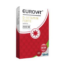 Eurovit D-vitamin 3000 NE Forte tabletta 60x
