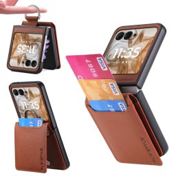 CARD Fedél kártyatartókkal Motorola Razr50 Ultra sötétbarna