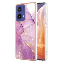 IMD MARBLE Védőburkolat Motorola Moto G85 5G PURPLE-hoz
