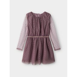 NAME IT Elegáns ruha 13235640 Rózsaszín Regular Fit